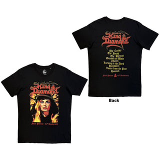 King Diamond T-Shirt: Fatal Portrait (Black) (Back Print)