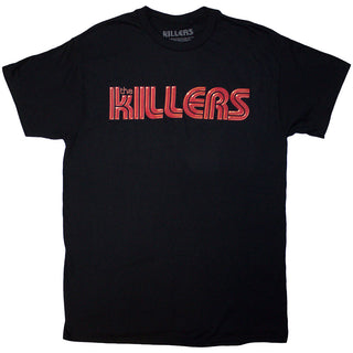 The Killers T-Shirt: Tour '24 Red Logo (Black) (Ex-Tour)