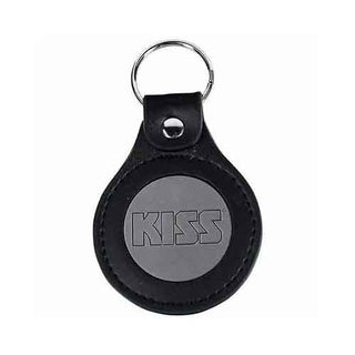 KISS Leather Keychain: Logo