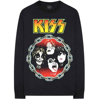 KISS Unisex Long Sleeve T-Shirt: You Wanted The Best (Black) (Back Print)