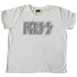 KISS Ladies Summer Pyjamas: Logo Infill