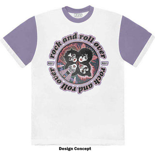 KISS Ringer T-Shirt: Rock and Roll Over