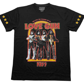 KISS T-Shirt: Love Gun Stars