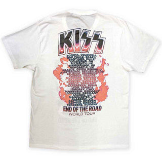 KISS T-Shirt: End Of The Road Band Playing (Back Print)