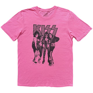 KISS T-Shirt: Dressed To Kill (Pink)