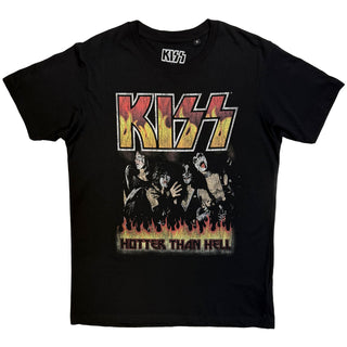 KISS T-Shirt: Hotter Than Hell (Black)
