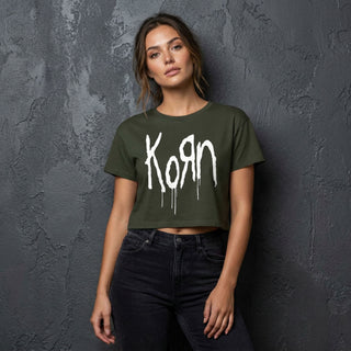 Korn Ladies Crop Top: Still A Freak