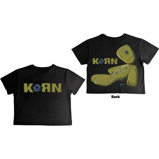 Korn Ladies Crop Top: Doll Issues (Back Print)