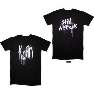 Korn Ladies T-Shirt Dress: Still A Freak (Back Print)