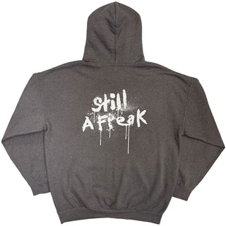 Korn Pullover Hoodie: Still A Freak (Charcoal Grey) (Back Print)