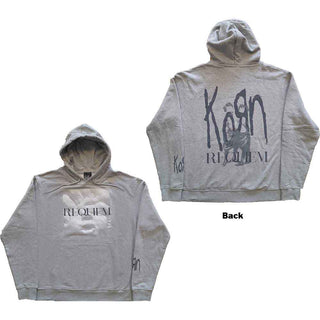 Korn Pullover Hoodie: Requiem (Grey) (Back Print)