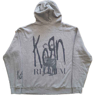 Korn Pullover Hoodie: Requiem (Grey) (Back Print)