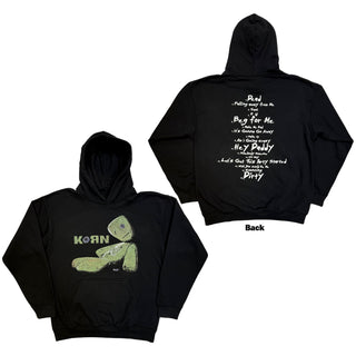 Korn Pullover Hoodie: Issues Tracklist (Back Print)