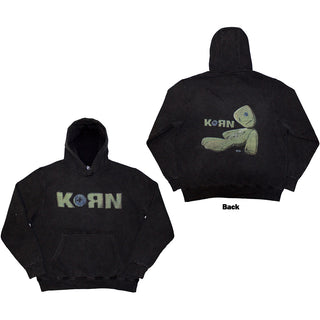 Korn Unisex Pullover Hoodie: Doll Issues (Back Print & Wash Collection)