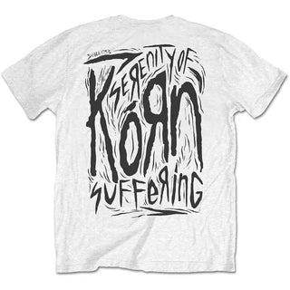 Korn T-Shirt: Scratched Type (Back Print)