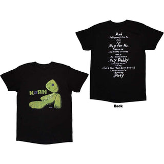 Korn Unisex T-Shirt: Issues Tracklist (Back Print)