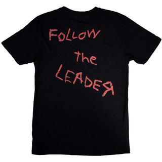 Korn T-Shirt: Follow The Leader Hopscotch (Back Print)
