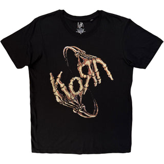 Korn T-Shirt: Skeleton Hands (Black)