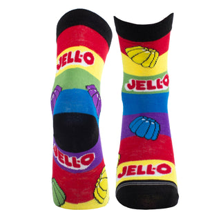 Jell-O Kids Crew Socks: Stripes (Black)