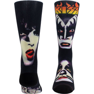 KISS Crew Socks: Faces Sublimation (Black)