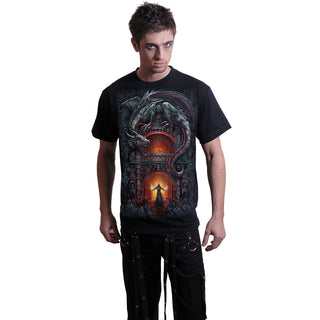 Spiral T-Shirt: Dragon's Lair (Black)