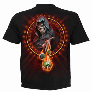 Spiral T-Shirt: Dungeon Master (Black) (Back Print)