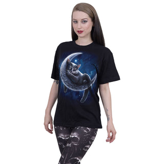 Spiral T-Shirt: Velvet Moon (Black)
