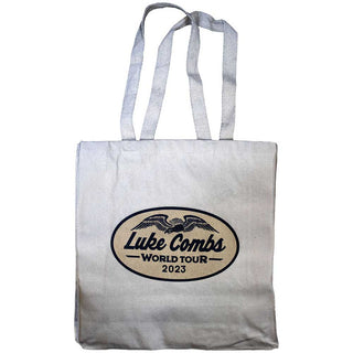 Luke Combs Tote Bag: Tour '23 Wings (Ex-Tour)