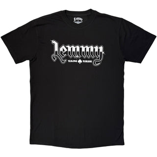 Lemmy T-Shirt: Logo Mono (Black)