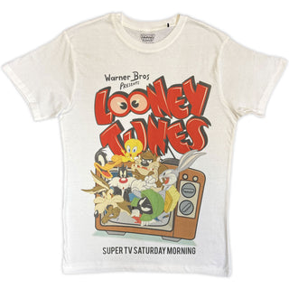Looney Tunes T-Shirt: Looney Tunes TV (White)