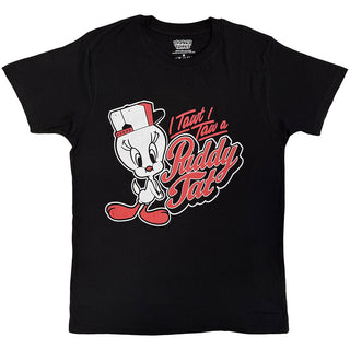 Looney Tunes T-Shirt: I Tawt I Taw A Puddy Tat (Black)