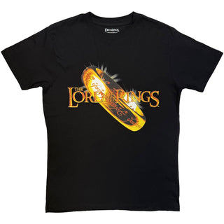 Lord of the Rings T-Shirt: Shiny Gold Ring (Black)