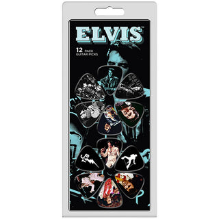 Elvis Presley Plectrum Pack: Faces 12-Pack (Multicolour)