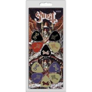 Ghost Plectrum Pack: Logos 12-Pack (Multicolour)