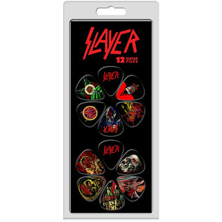 Slayer Plectrum Pack: Album Covers 12-Pack (Multicolour)