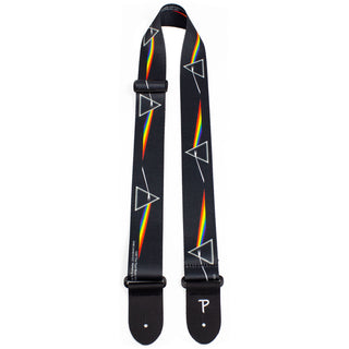 Pink Floyd Guitar Strap (Poly): Dark Side of the Moon (Black)