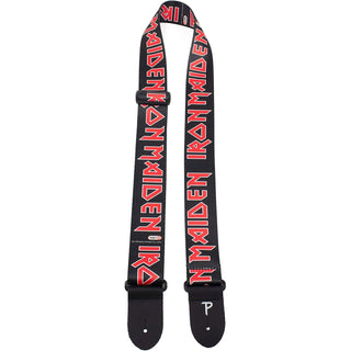 Iron Maiden  Guitar Strap (Poly): Logo (Black)