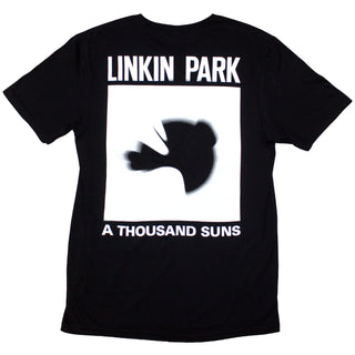 Linkin Park Unisex T-Shirt: A Thousand Suns (Black) (Back Print)