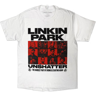 Linkin Park T-Shirt: Unshatter Box Photos (White)