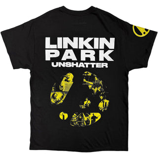 Linkin Park T-Shirt: Unshatter Pocket (Black) (Back Print)