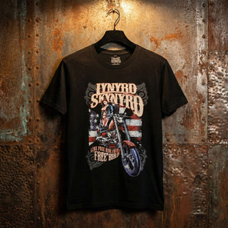 Lynyrd Skynyrd Carbon T-Shirt: Ride Free (Black)
