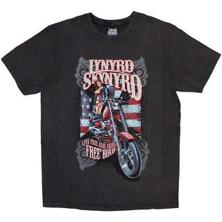 Lynyrd Skynyrd Unisex Stone Wash T-Shirt: Ride Free