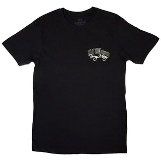 Lil Wayne Unisex T-Shirt: Face Infill (Black) (Back Print)