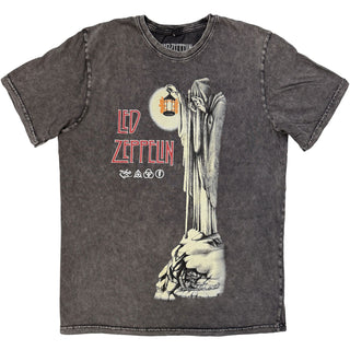 Led Zeppelin Stone Wash T-Shirt: Hermit (Charcoal Grey)