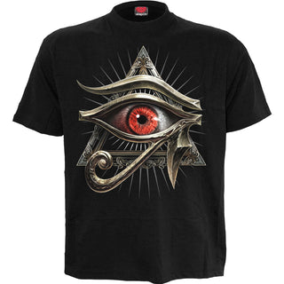 Spiral T-Shirt: Evil Eye (Black) (Back Print)