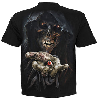 Spiral T-Shirt: Evil Eye (Black) (Back Print)