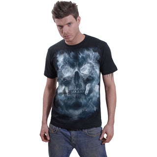 Spiral T-Shirt: Grave Skies (Black)