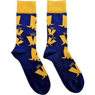 Madness Unisex Ankle Socks: Crown & M Pattern