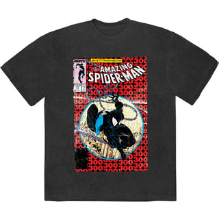Marvel Comics Stone Wash T-Shirt: Amazing Spider-Man 25th Anniversay (Black)