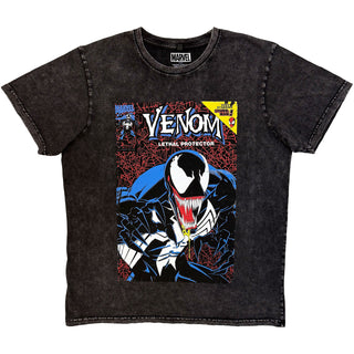 Marvel Comics Stone Wash T-Shirt: Venom Lethal Protector (Black)